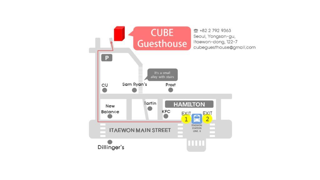Cube Guesthouse Seoul Exteriör bild